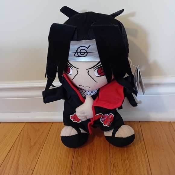 NWT Official Naruto Shippuden Itachi Uchicha Plushie Stuffed Toy 9" New  Japan - Picture 2 of 6